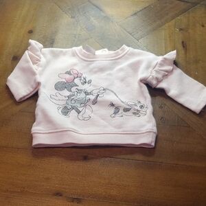🐻 Disney Minnie Mouse Pink Kids Sweatshirt